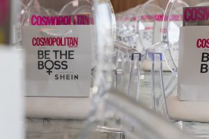 Goodie bags at the Cosmopolitan Shein event by Loesje Kessels Fashion Photographer Dubai
