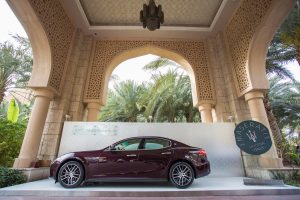 Maserati on display at Art Dubai by Loesje Kessels Fashion Photographer