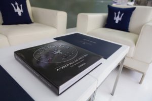 Maserati's stand at the Art Dubai event by Loesje Kessels Fashion Photographer
