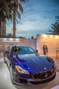 Maserati on display at Art Dubai by Loesje Kessels Fashion Photographer