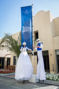 Entertainers at the Maserati Trofeo event by Loesje Kessels Fashion Photographer Dubai