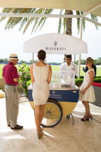 Gelato for the guests at the Maserati Polo event by Loesje Kessels Fashion Photographer Dubai