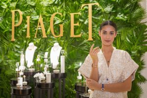 Model showcasing Piaget jewelry at their event in Abu Dhabi by Loesje Kessels Fashion Photographer Dubai