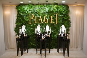 Jewelry set up at the Piaget event by Loesje Kessels Fashion Photographer Dubai