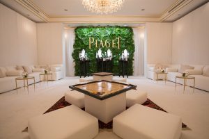 Beautiful set up of the Piaget event in Abu Dhabi by Loesje Kessels Fashion Photographer Dubai