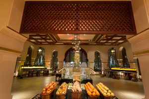 Buffet set up at The Palace Downtown event by Loesje Kessels Fashion Photographer Dubai