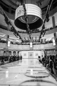 Catwalk set up at the Vogue Fashion Show event in Dubai Mall by Loesje Kessels Fashion Photographer Dubai