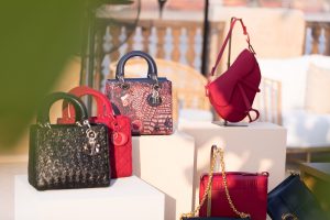 Display of DIOR Cruise 2020 bag collection by Loesje Kessels Event Photographer Dubai