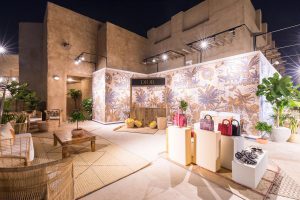 Evening decor of DIOR Cruise 2020 collection presentation by Loesje Kessels Event Photographer Dubai
